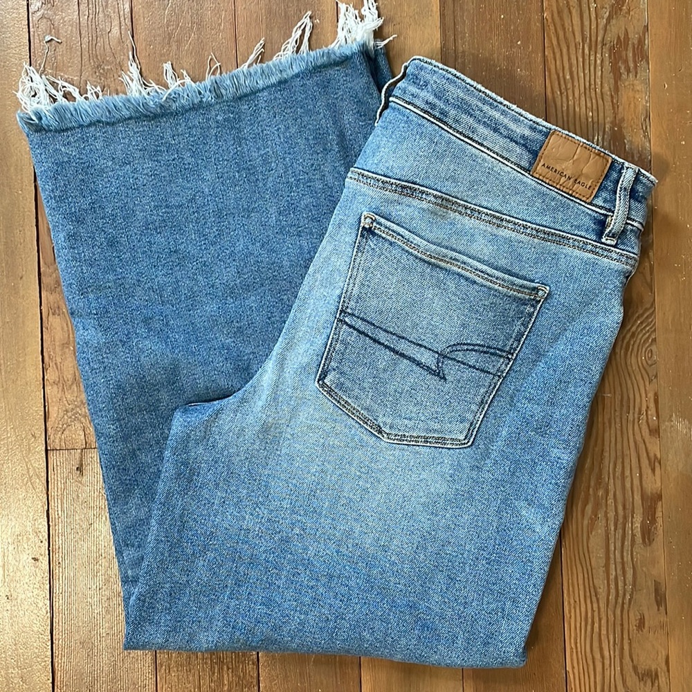 American eagle wide leg jeans 12 xshort